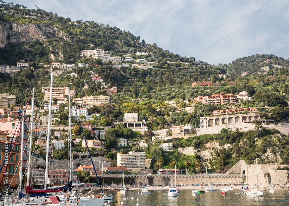 Boats and Homes in Villefranche