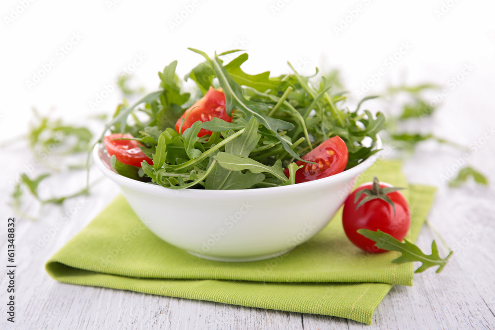 arugula and tomato arugula and tomato