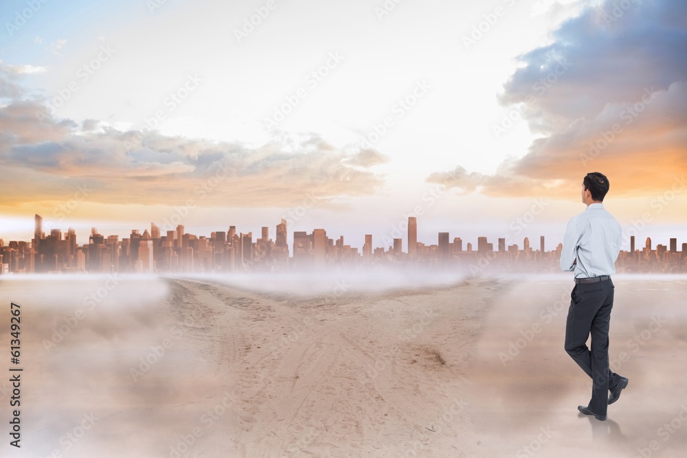 Composite image of asian businessman Composite image of asian businessman