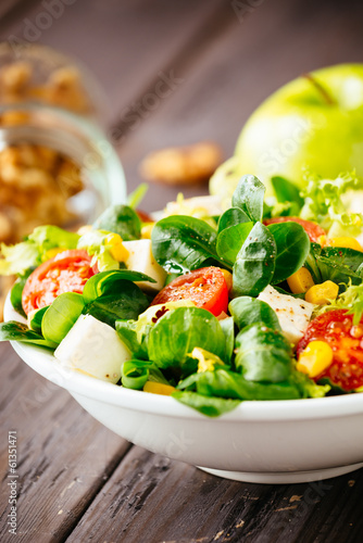 Green dieting salad