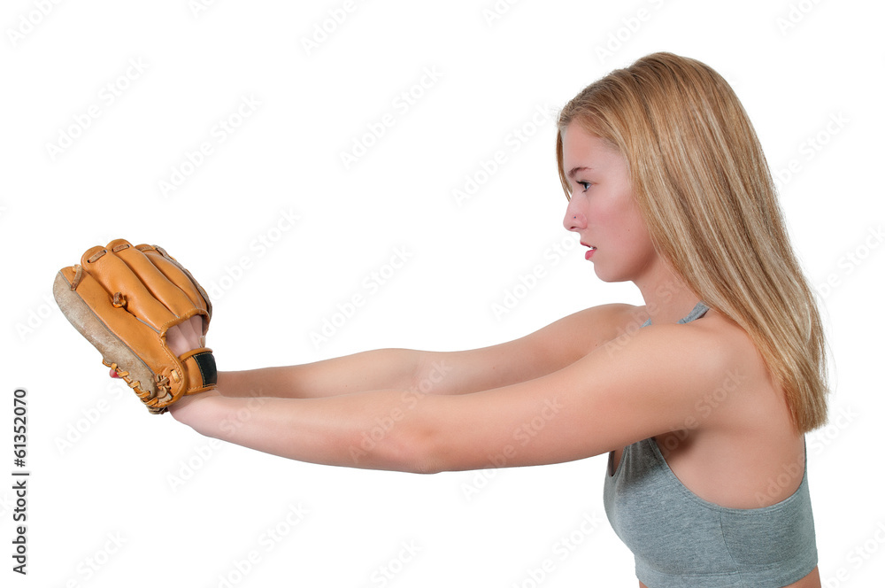 Woman Baseball Player Woman Baseball Player