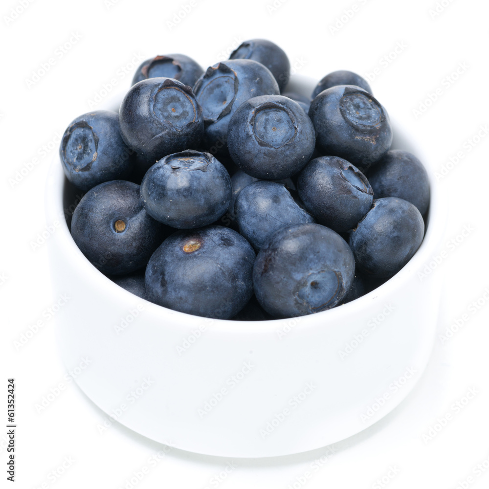 bowl with fresh blueberries, close-up, isolated bowl with fresh blueberries, close-up, isolated
