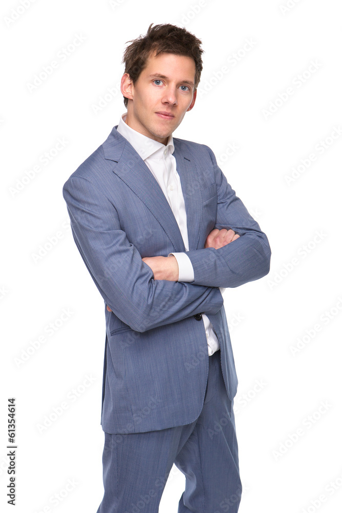 Businessman posing with arms crossed Businessman posing with arms crossed