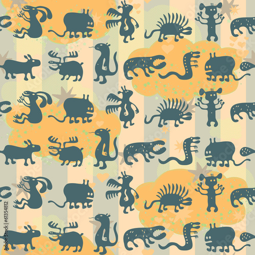 Monsters Pattern