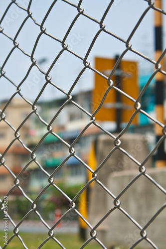 wired fence