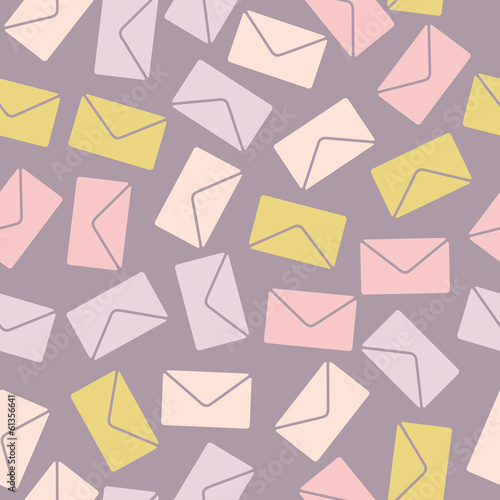 seamless background: envelope newsletter