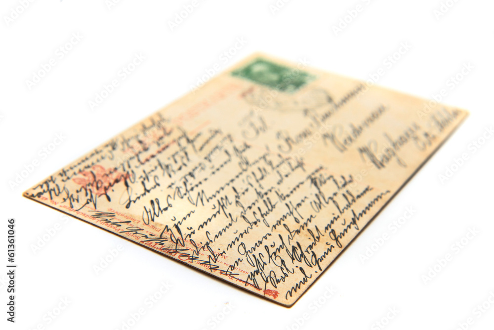 Obraz premium old postcard