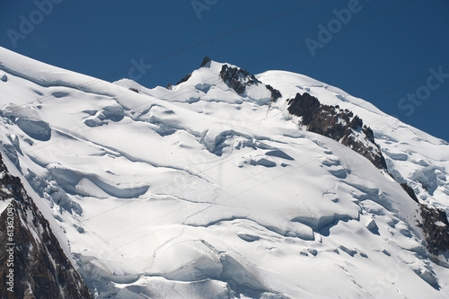 Mer de glass. Glacier. Alps. Mountains. MontBlank. photo