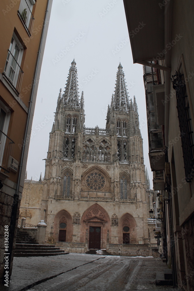 Panoramica Fachada Catedral de Burgos