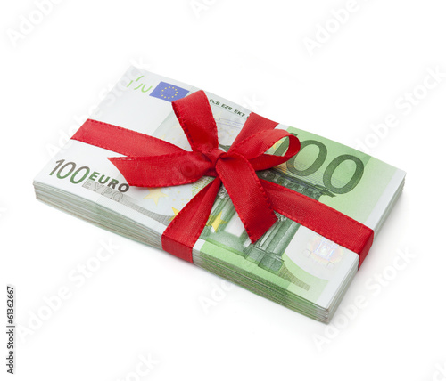 Gelbündel mit Schleife