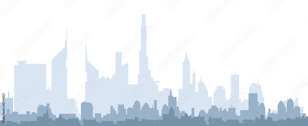 City skyline-vector