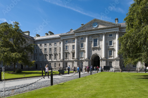 The grounds of Trinity College, Dublin, Ireland photo