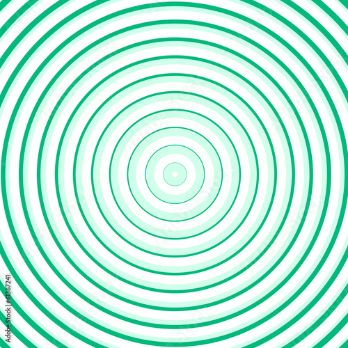 Green line circle background