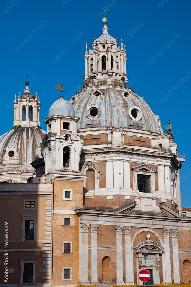 Santa Maria di Loreto. Rome, Italy. Santa Maria di Loreto. Rome, Italy.