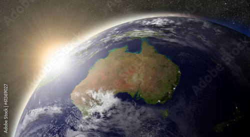 Fototapeta Naklejka Na Ścianę i Meble -  Sun over Australia