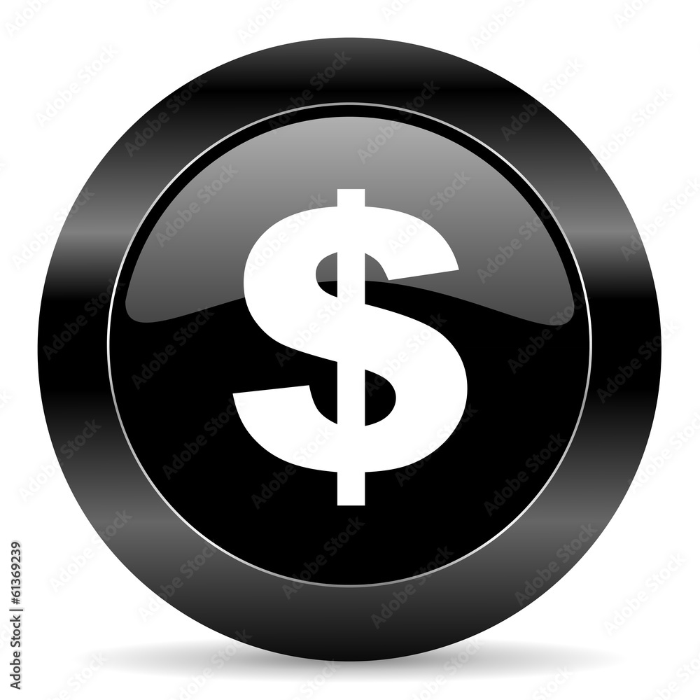 Obraz premium us dollar icon