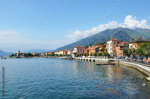 Gravedonna town at the famous Italian lake Como