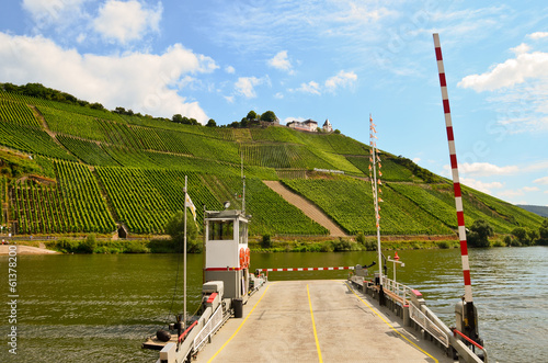 Pündericher Marienburg Mosel Fähre Pünderich Rheinland Pfalz photo