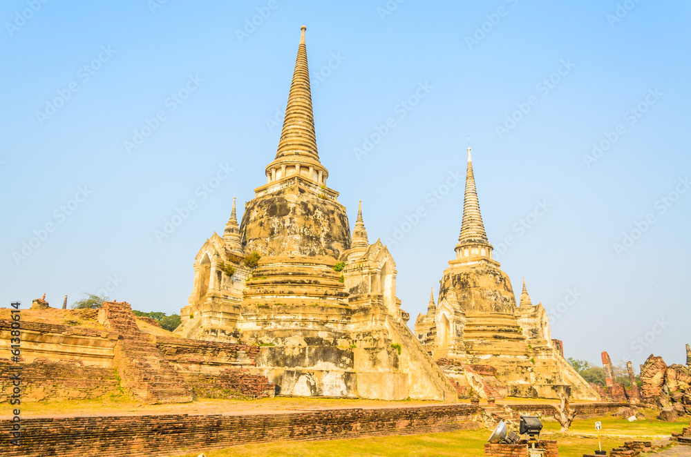 Wat Phra Si Sanphet temple at ayutthaya Thailand Wat Phra Si Sanphet temple at ayutthaya Thailand