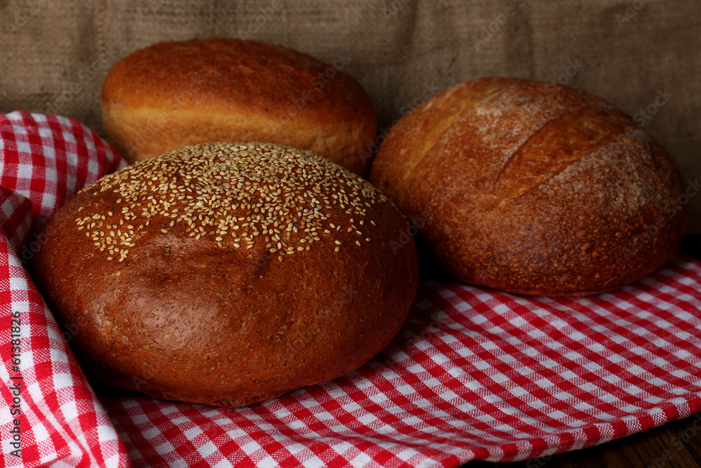 Loafs of bread close up Loafs of bread close up