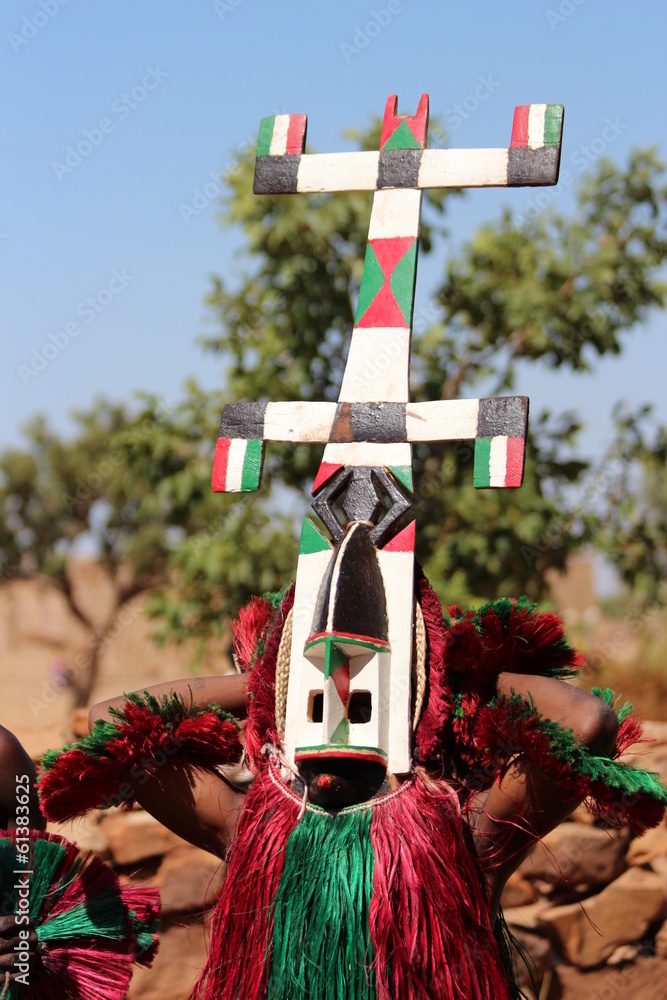 Obraz premium Maskentanz der Dogon, Mali