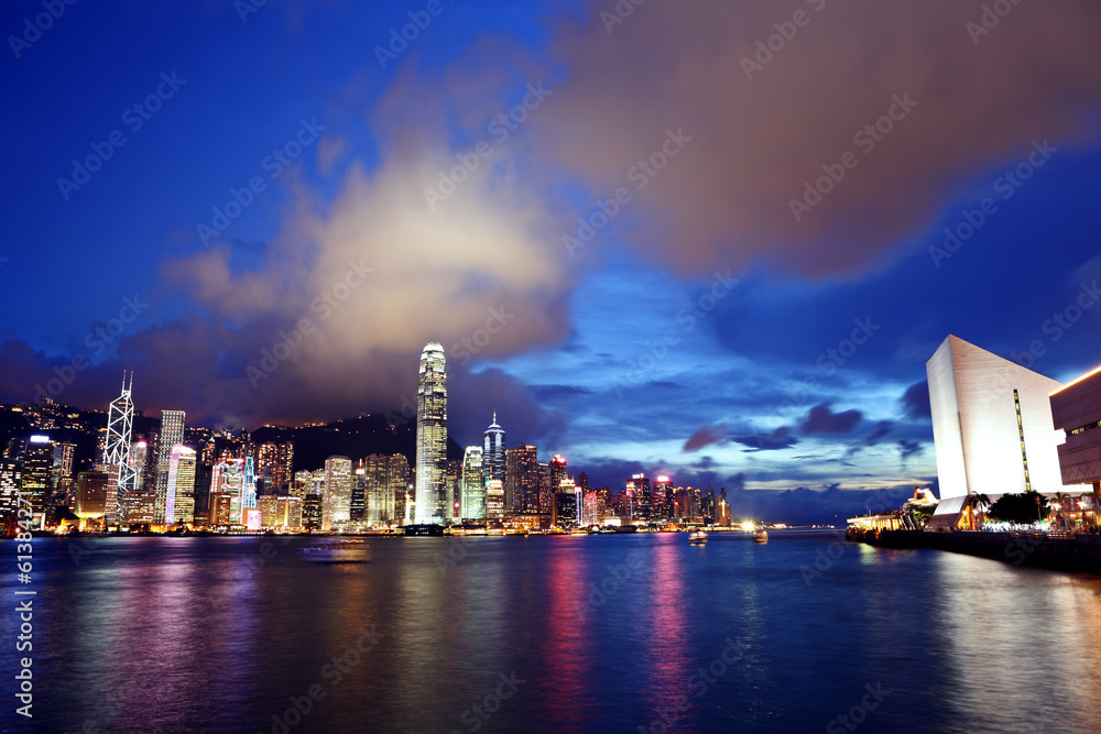 Fototapeta premium Hong Kong skyline