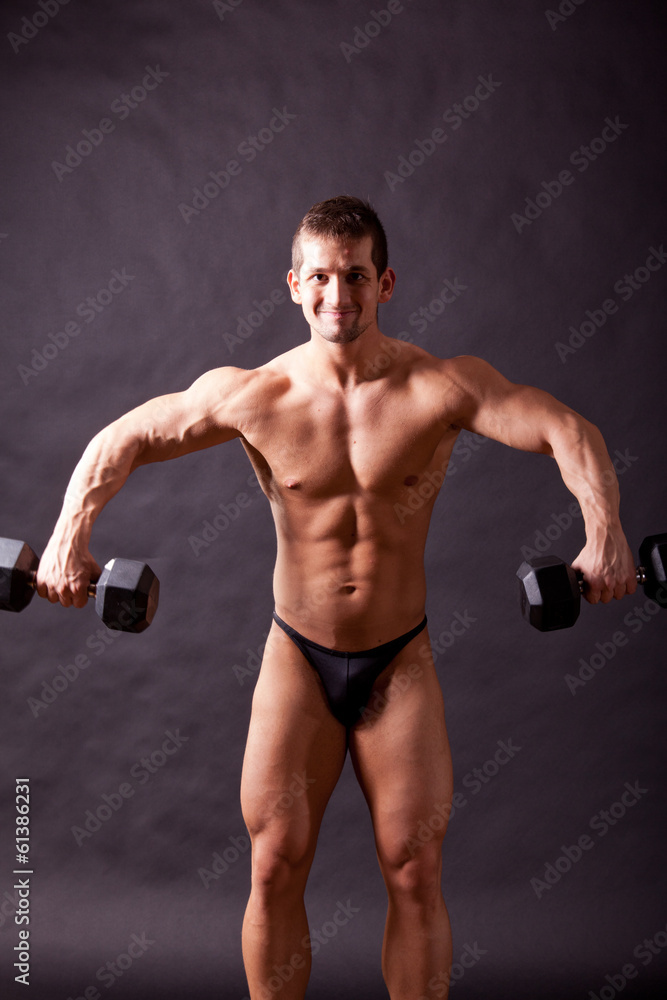 young bodybuilder traininig young bodybuilder traininig