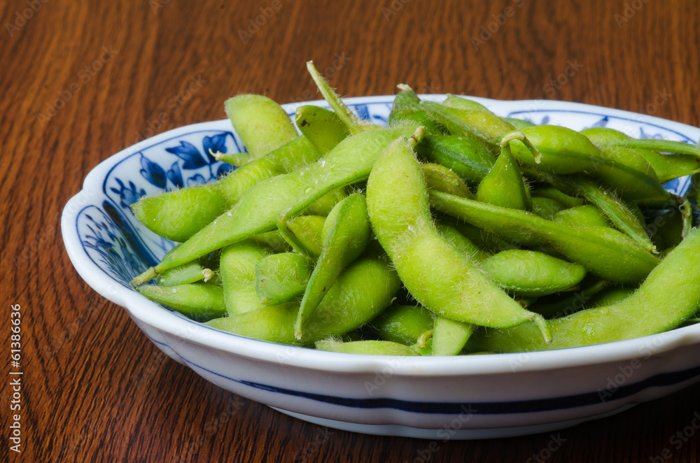 japanese cuisine. japanese soybean on the background japanese cuisine. japanese soybean on the background