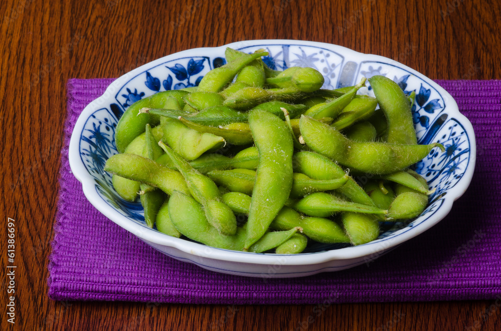 japanese cuisine. japanese soybean on the background japanese cuisine. japanese soybean on the background