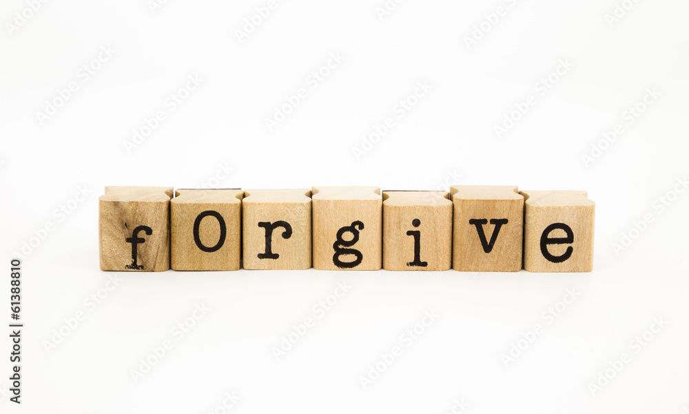 forgive wording, ethic and merit concept forgive wording, ethic and merit concept