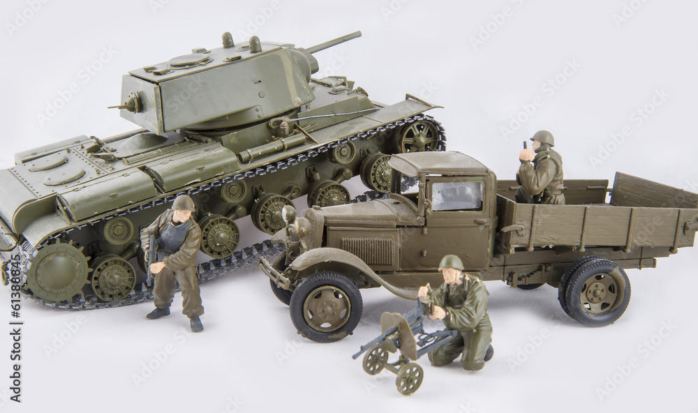 Toy military combat