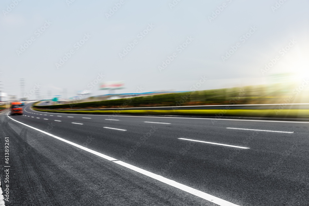 Naklejka premium clean freeway