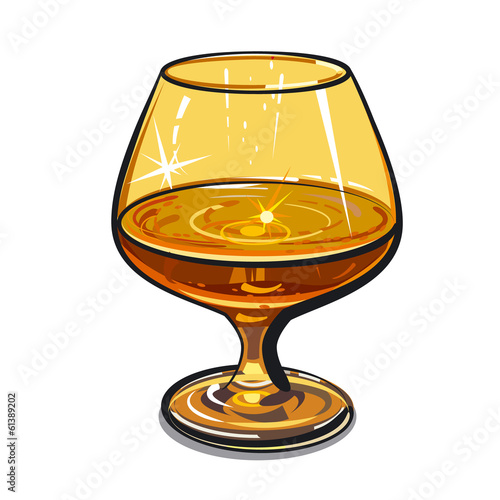 glass of cognac