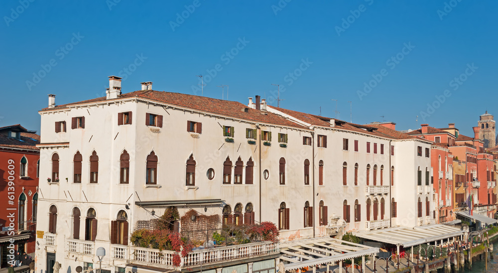 sunny buildings in Venice