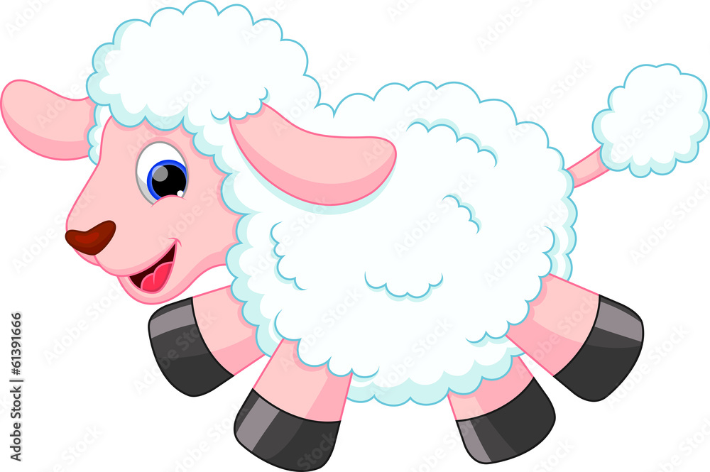Funny sheep cartoon Funny sheep cartoon