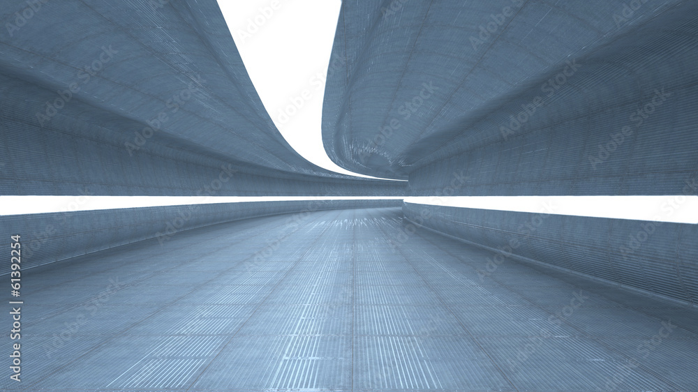 Obraz premium Futuristic corridor