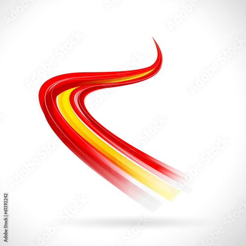 Españoles abstracto bandera