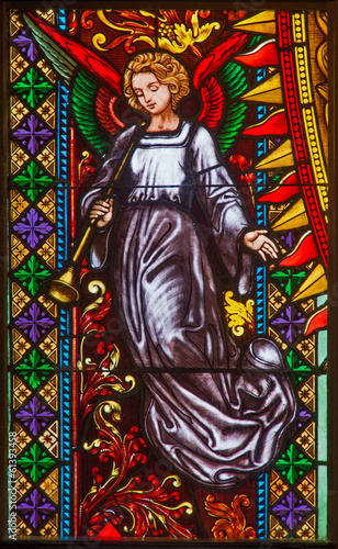 Photography Bratislava - Angel from windowpane in st. Martins cathedral