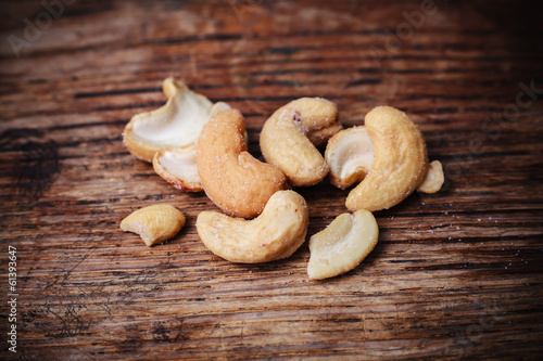 Salted cashew nuts