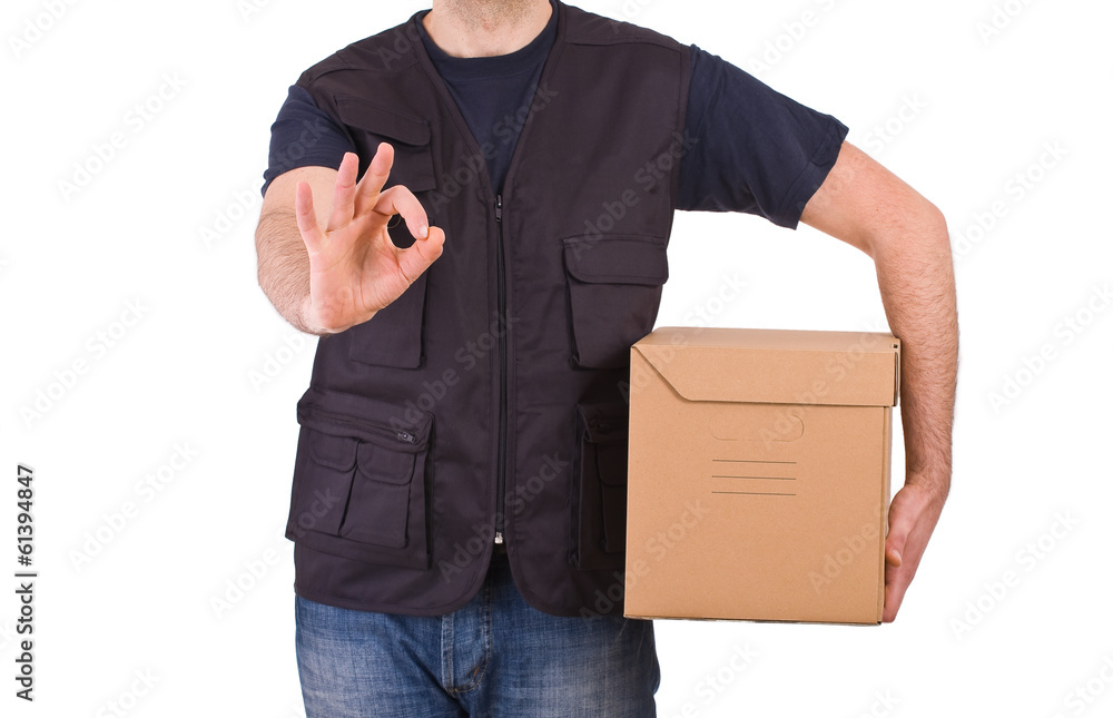 Delivery man. Delivery man.