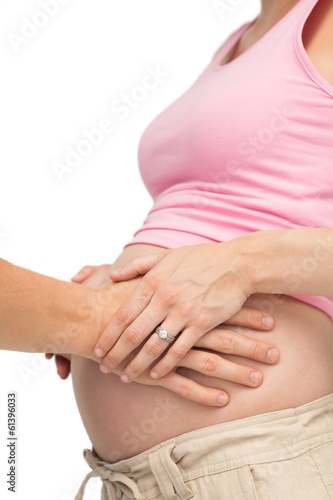 Wallpaper Mural Expectant father touching mothers bump Torontodigital.ca