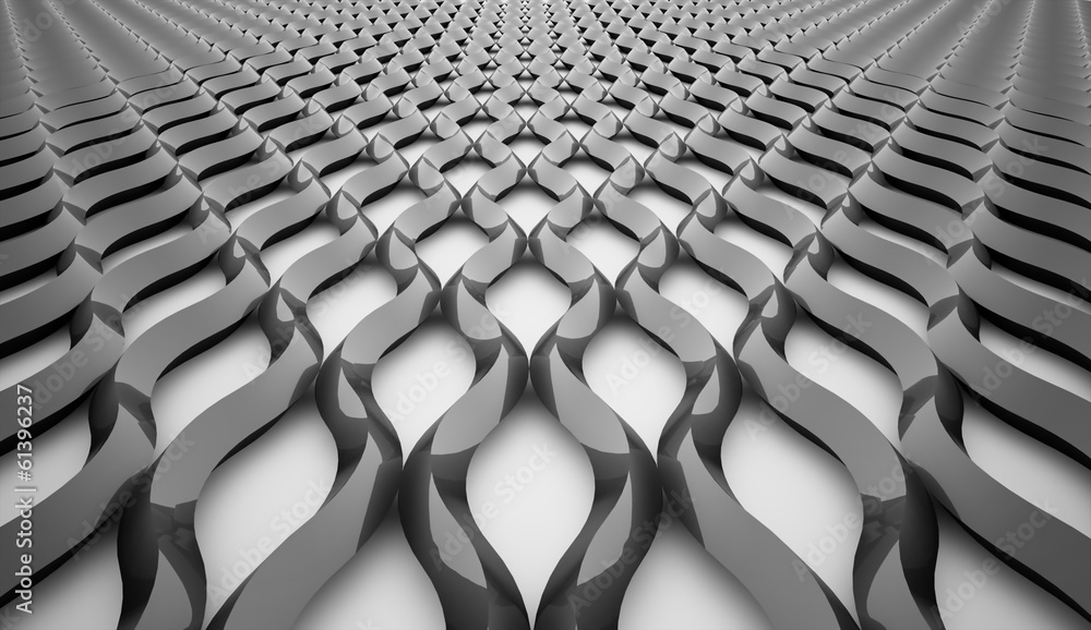 Fototapeta premium Black and white mesh background