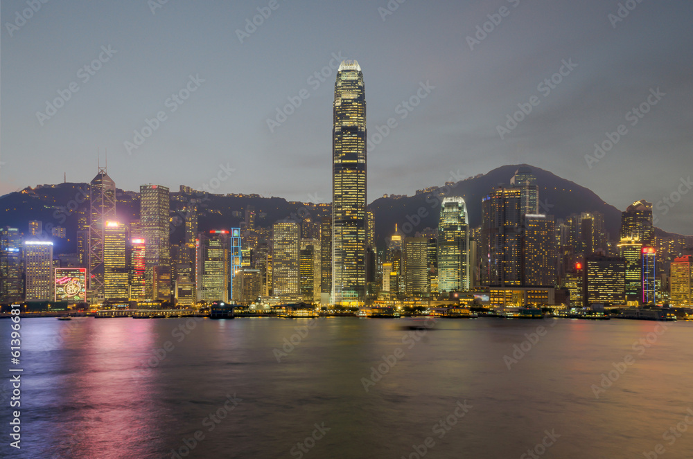 Fototapeta premium Hong Kong at night