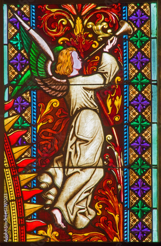 Photography Bratislava - Angel from windowpane of st. Matins cathedral