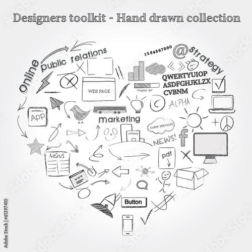 Designers toolkit - Hand drawn collection