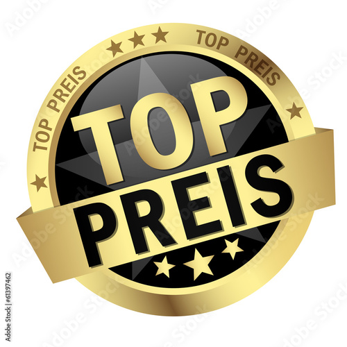 Button mit Banner " TOP PREIS "