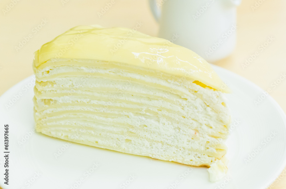 Strawberry crepe cake Strawberry crepe cake