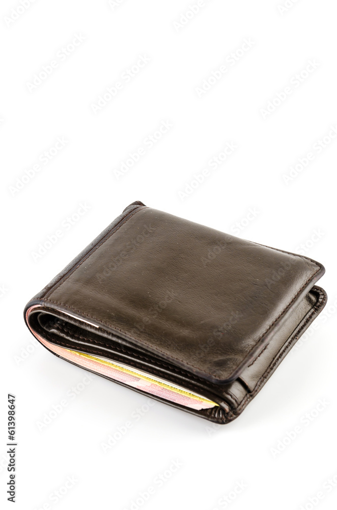 Wallet isolated white background Wallet isolated white background