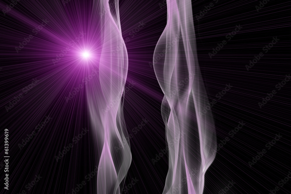 Fototapeta premium futuristic wave background design with lights