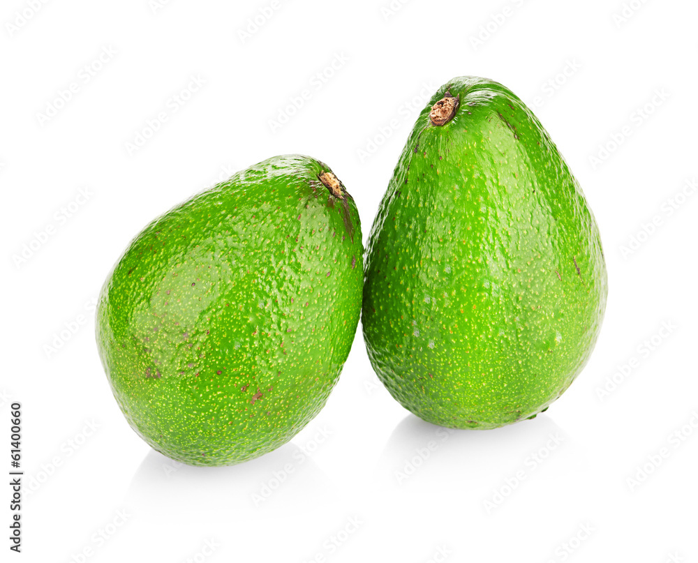 avocado isolated on white avocado isolated on white